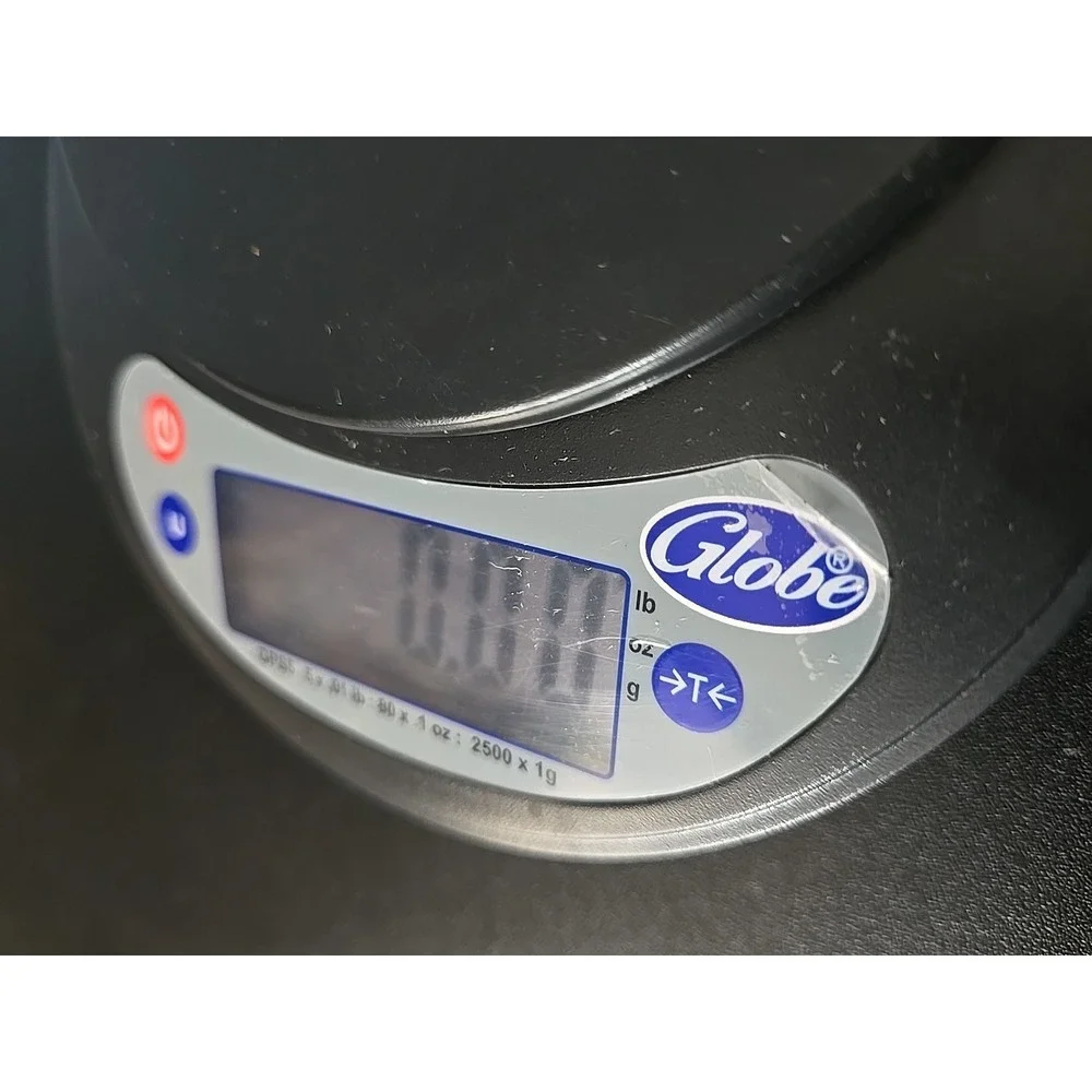 Globe GPS5 5lb Digital Portion Control‎ Scale With Plastic Platter Bowl